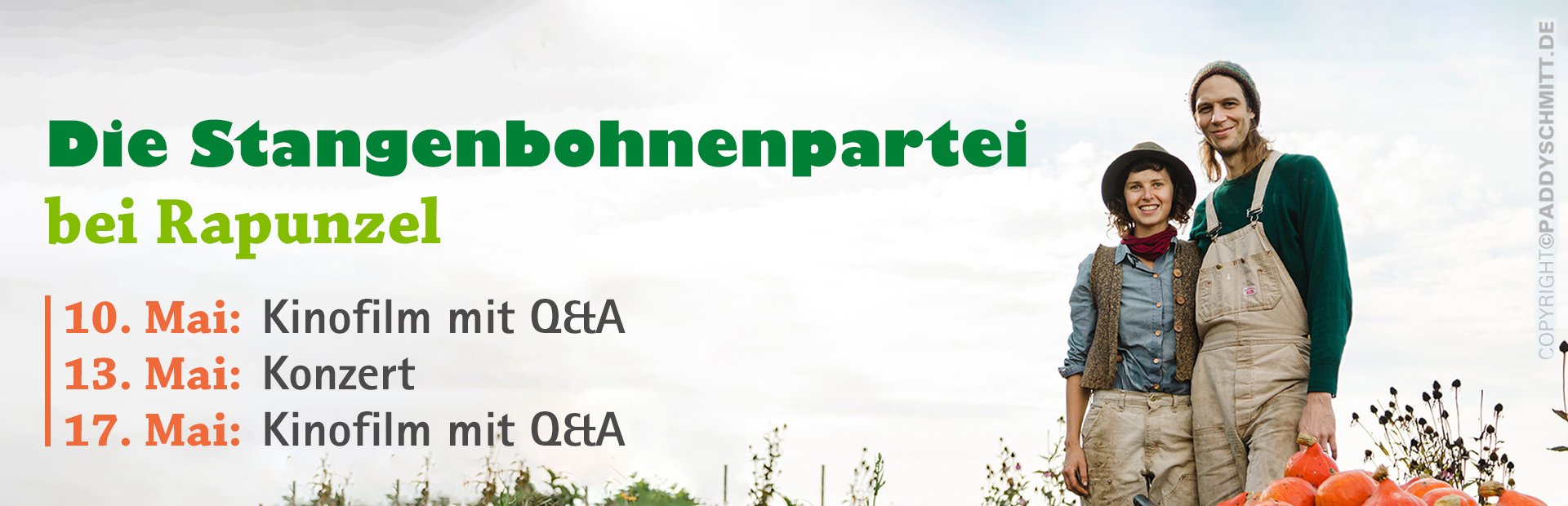 Die Stangenbohnenpartei bei Rapunzel
