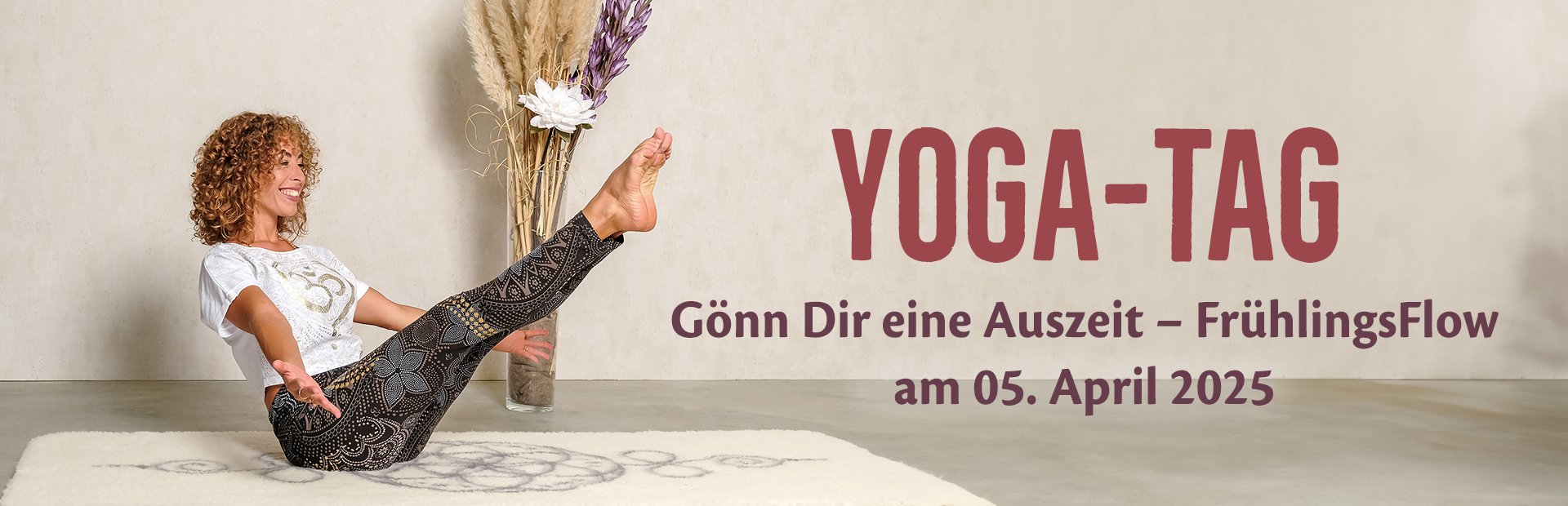 Yoga Tag Frühling