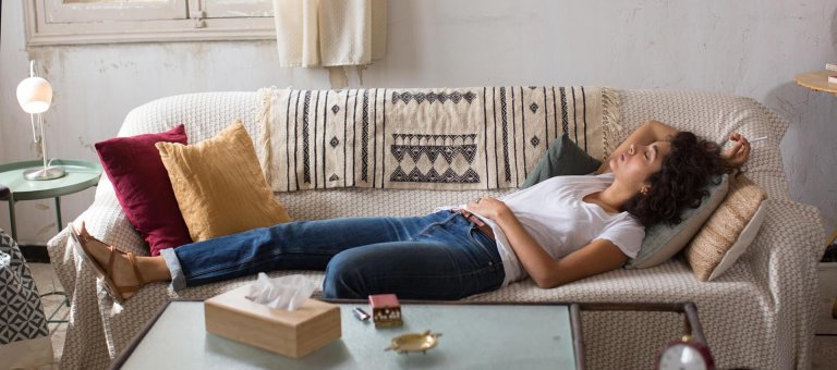 Auf der Couch in Tunis