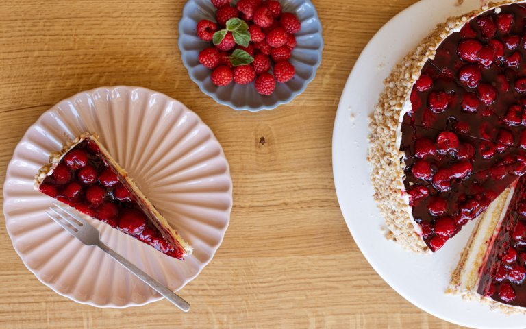 Himbeerkuchen