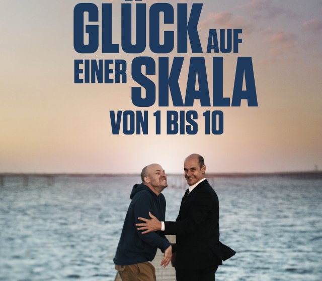 Glück auf einer Skala von 0 bis 100
