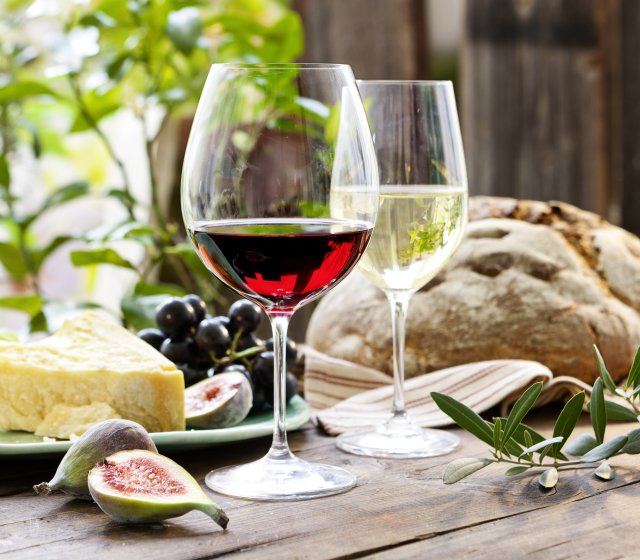 Wein und Schokolade